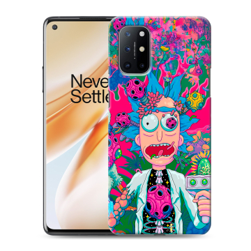 Силиконовый чехол на OnePlus 8T с принтом Рик и Морти Rick Morty