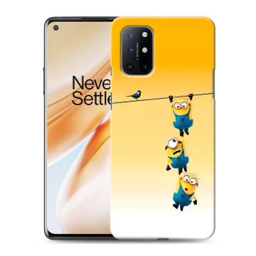 Силиконовый чехол на OnePlus 8T с принтом Миньоны