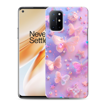 Силиконовый чехол на OnePlus 8T с принтом Бабочки Силиконовый чехол на OnePlus 8T с принтом Бабочки