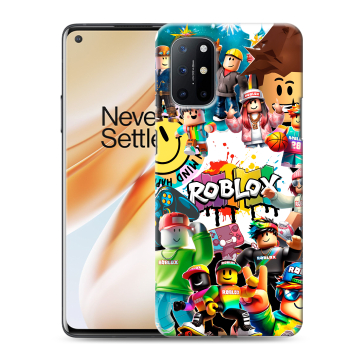 Силиконовый чехол на OnePlus 8T с принтом Roblox Роблокс