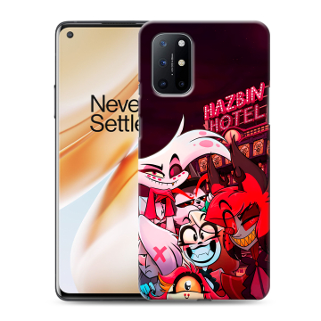 Силиконовый чехол на OnePlus 8T с принтом Hazbin Hotel Отель Хазбин