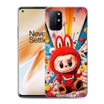 Силиконовый чехол на OnePlus 8T с принтом Labubu Лабубу