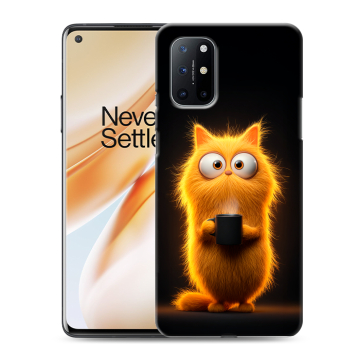 Силиконовый чехол на OnePlus 8T с принтом Смешной кот