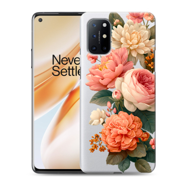 Силиконовый чехол на OnePlus 8T с принтом цветы