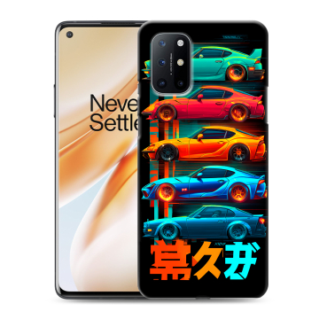 Силиконовый чехол на OnePlus 8T с принтом машины тачки