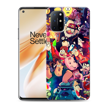 Силиконовый чехол на OnePlus 8T с принтом Gravity Falls Гравити Фолз