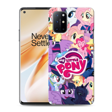Силиконовый чехол на OnePlus 8T с принтом My little pony Дружба чудо