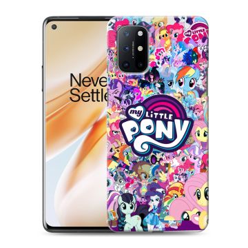 Силиконовый чехол на OnePlus 8T с принтом My little pony Дружба чудо