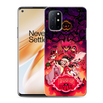 Силиконовый чехол на OnePlus 8T с принтом Hazbin Hotel Отель Хазбин
