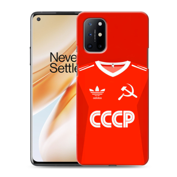 Силиконовый чехол на OnePlus 8T с принтом Флаг Герб СССР