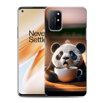 Силиконовый чехол на OnePlus 8T с принтом смешная панда