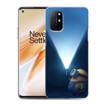 Силиконовый чехол на OnePlus 8T с принтом Миньоны