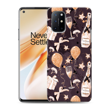 Силиконовый чехол на OnePlus 8T с принтом Новый год