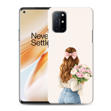 Силиконовый чехол на OnePlus 8T с принтом женский
