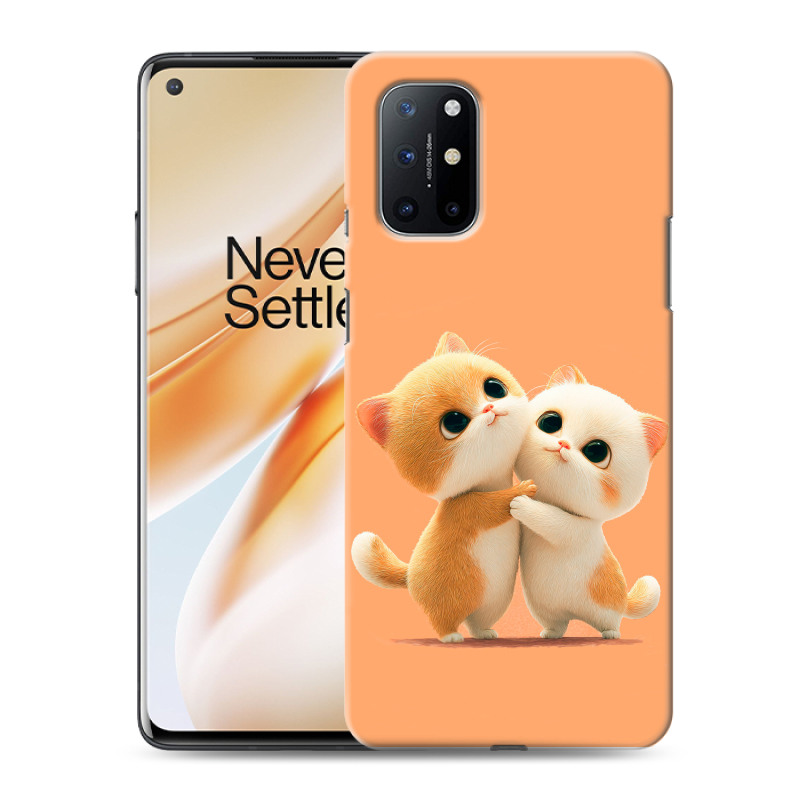 Силиконовый чехол на OnePlus 8T с принтом Милые котики Силиконовый чехол на OnePlus 8T с принтом Милые котики