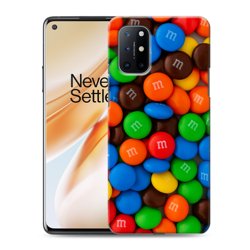 Силиконовый противоударный чехол на OnePlus 8T с принтом Конфеты Силиконовый противоударный чехол на OnePlus 8T с принтом Конфеты