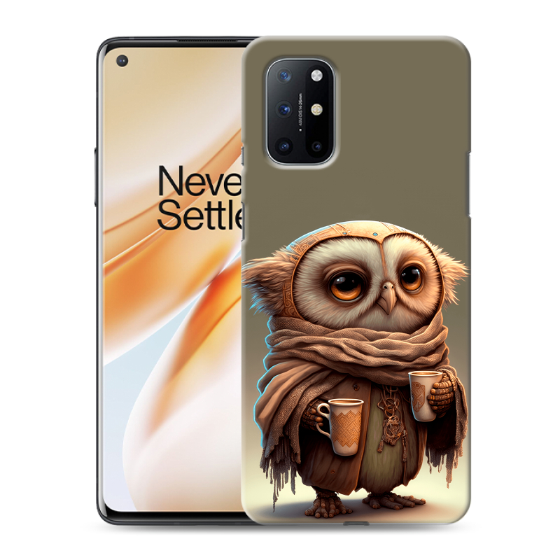 Пластиковый чехол на OnePlus 8T с принтом Сова Пластиковый чехол на OnePlus 8T с принтом Сова