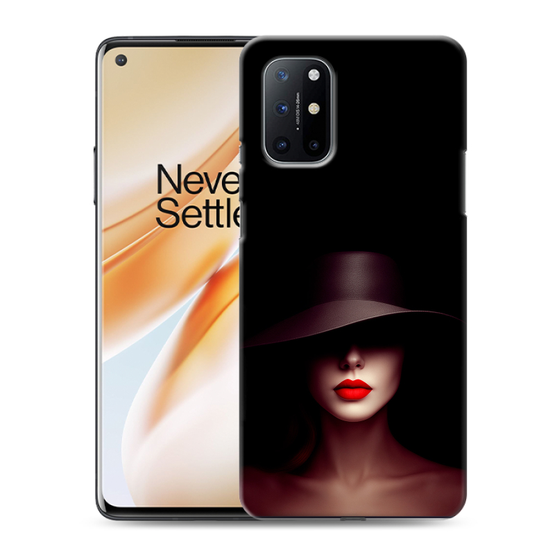 Силиконовый чехол на OnePlus 8T с принтом Девушка в шляпе Силиконовый чехол на OnePlus 8T с принтом Девушка в шляпе