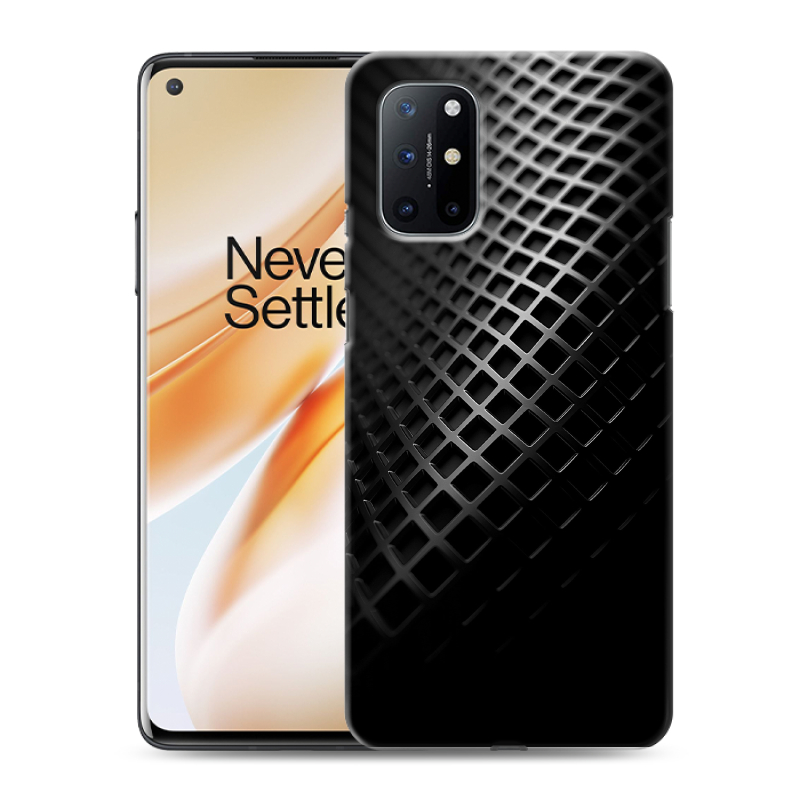 Пластиковый чехол на OnePlus 8T с принтом Текстура металла Пластиковый чехол на OnePlus 8T с принтом Текстура металла
