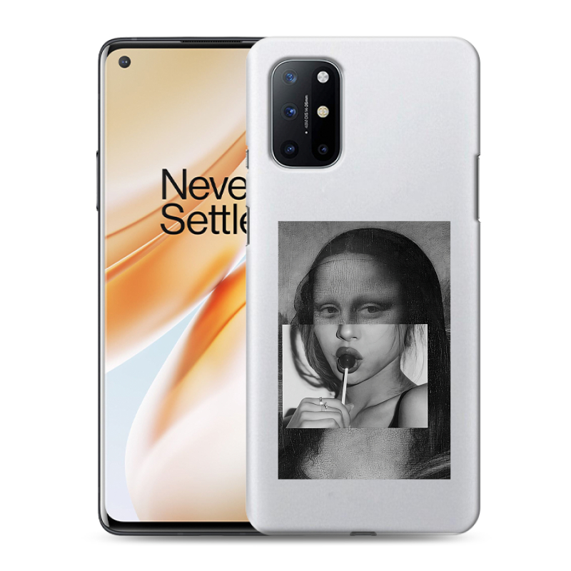 Силиконовый противоударный чехол на OnePlus 8T с принтом Мона Лиза Силиконовый противоударный чехол на OnePlus 8T с принтом Мона Лиза