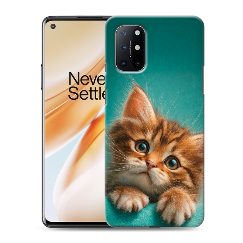 Силиконовый чехол на OnePlus 8T с принтом котенок Силиконовый чехол на OnePlus 8T с принтом котенок