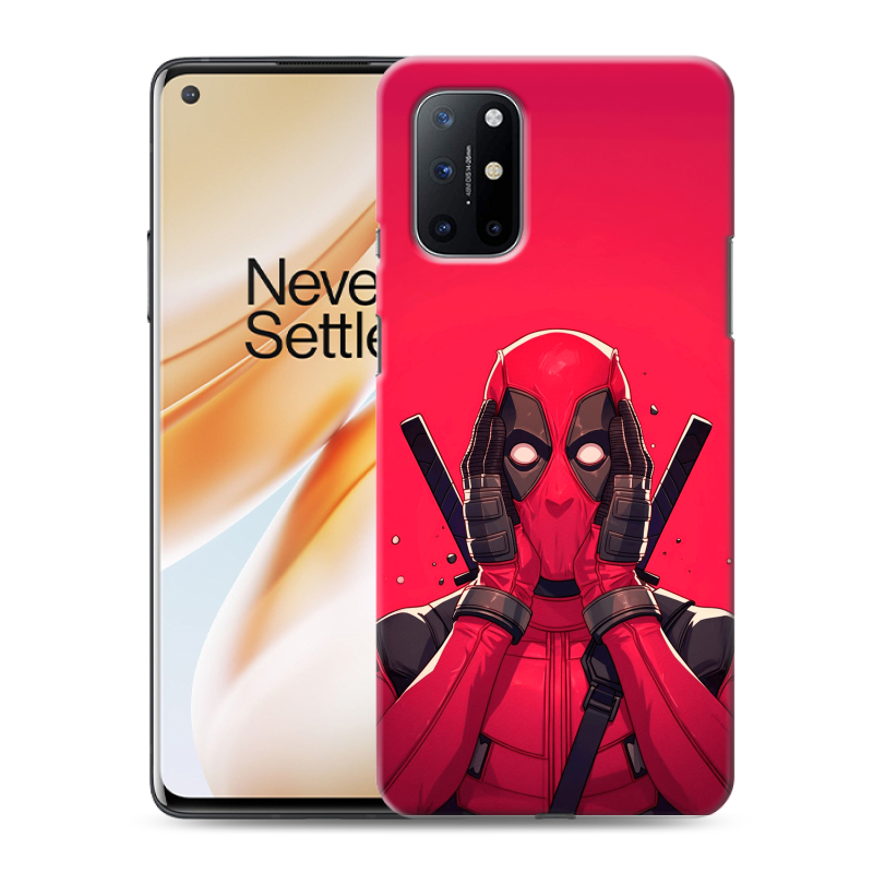 Силиконовый противоударный чехол на OnePlus 8T с принтом Дедпул Deadpool Силиконовый противоударный чехол на OnePlus 8T с принтом Дедпул Deadpool