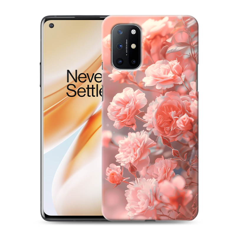 Силиконовый противоударный чехол на OnePlus 8T с принтом Розы цветы Силиконовый противоударный чехол на OnePlus 8T с принтом Розы цветы