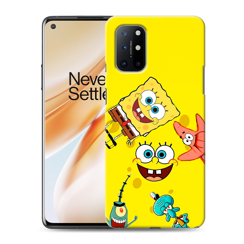 Пластиковый чехол на OnePlus 8T с принтом Спанч боб Спанчбоб Пластиковый чехол на OnePlus 8T с принтом Спанч боб Спанчбоб