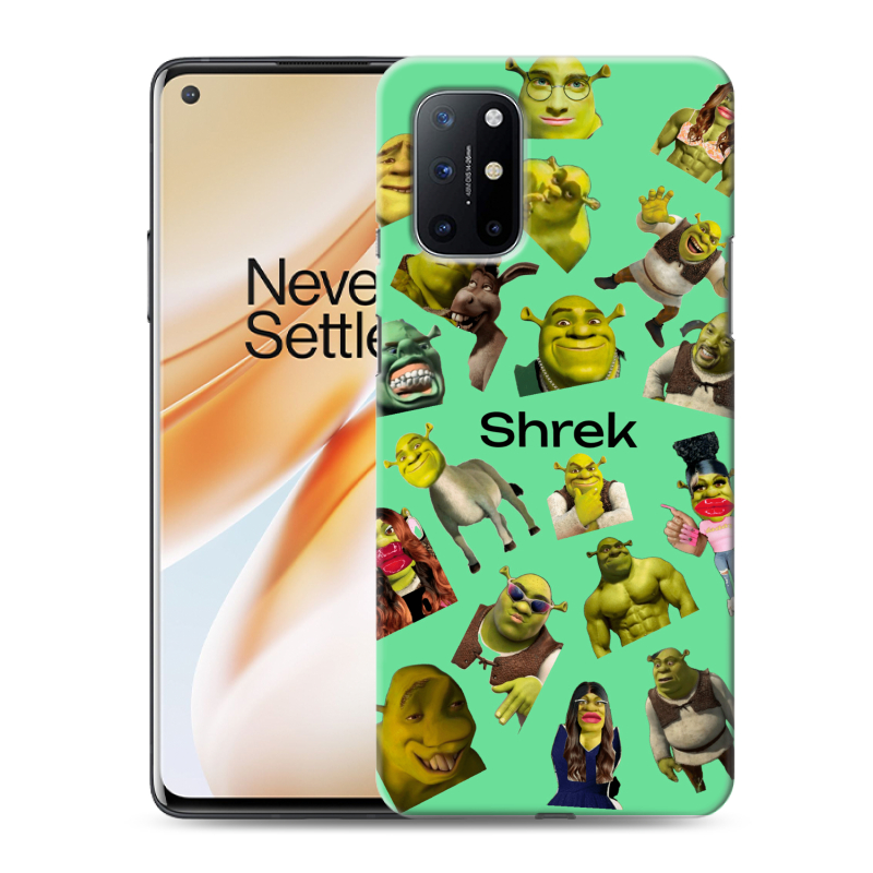 Силиконовый противоударный чехол на OnePlus 8T с принтом Шрек Shrek Силиконовый противоударный чехол на OnePlus 8T с принтом Шрек Shrek