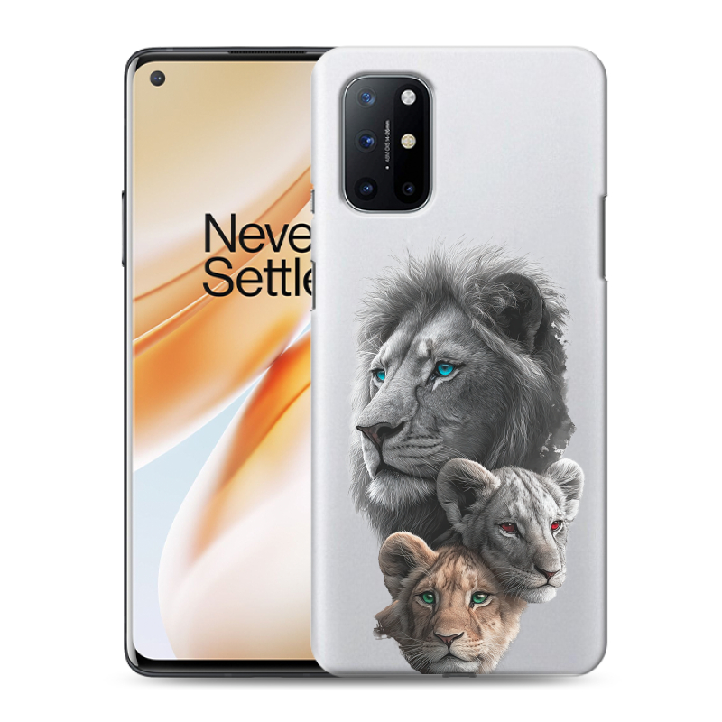 Силиконовый чехол на OnePlus 8T с принтом Львы Силиконовый чехол на OnePlus 8T с принтом Львы