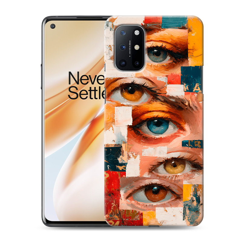 Силиконовый противоударный чехол на OnePlus 8T с принтом Модный принт Силиконовый противоударный чехол на OnePlus 8T с принтом Модный принт