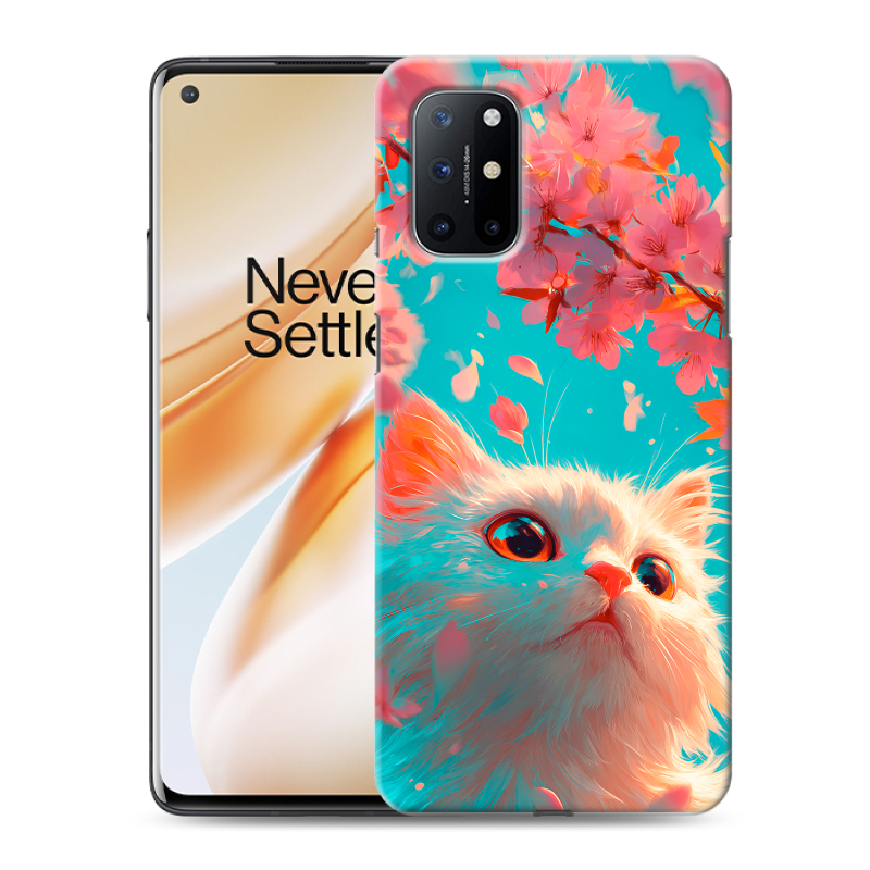 Пластиковый чехол на OnePlus 8T с принтом Красивый кот Пластиковый чехол на OnePlus 8T с принтом Красивый кот