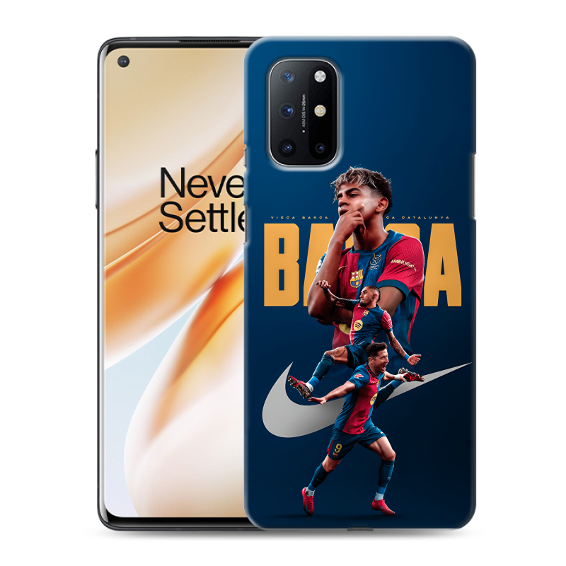 Пластиковый чехол на OnePlus 8T с принтом Барселона Barca Yamal Пластиковый чехол на OnePlus 8T с принтом Барселона Barca Yamal