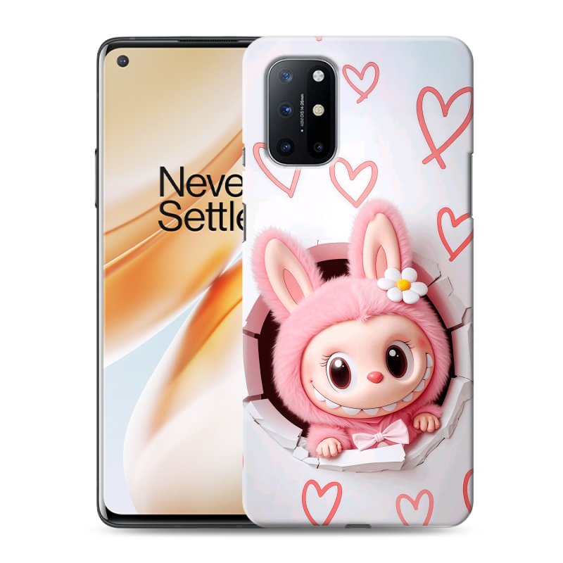 Пластиковый чехол на OnePlus 8T с принтом Labubu Лабубу Пластиковый чехол на OnePlus 8T с принтом Labubu Лабубу