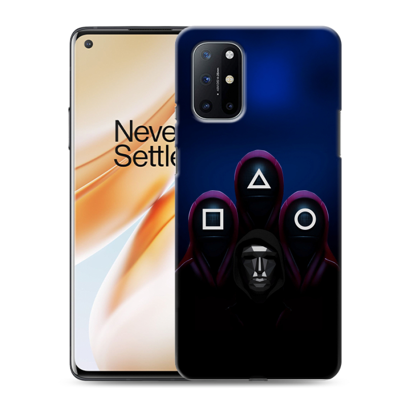 Силиконовый противоударный чехол на OnePlus 8T с принтом Игра Кальмара Силиконовый противоударный чехол на OnePlus 8T с принтом Игра Кальмара
