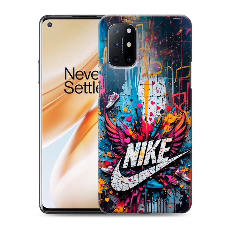 Пластиковый чехол на OnePlus 8T с принтом Nike Найк Пластиковый чехол на OnePlus 8T с принтом Nike Найк