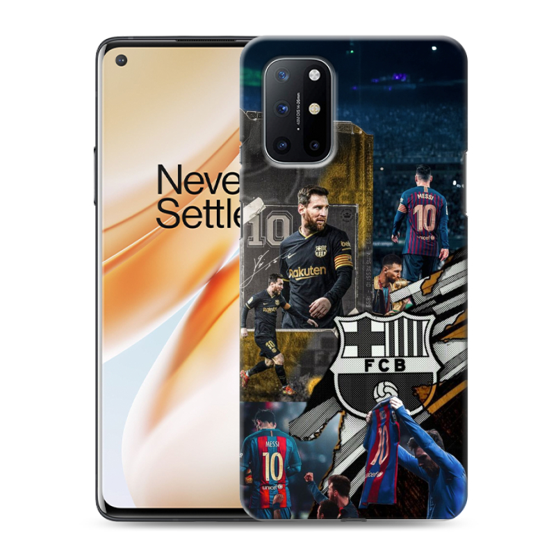 Силиконовый чехол на OnePlus 8T с принтом Messi Barcelona Силиконовый чехол на OnePlus 8T с принтом Messi Barcelona