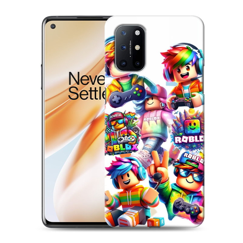 Силиконовый чехол на OnePlus 8T с принтом Roblox Роблокс Силиконовый чехол на OnePlus 8T с принтом Roblox Роблокс