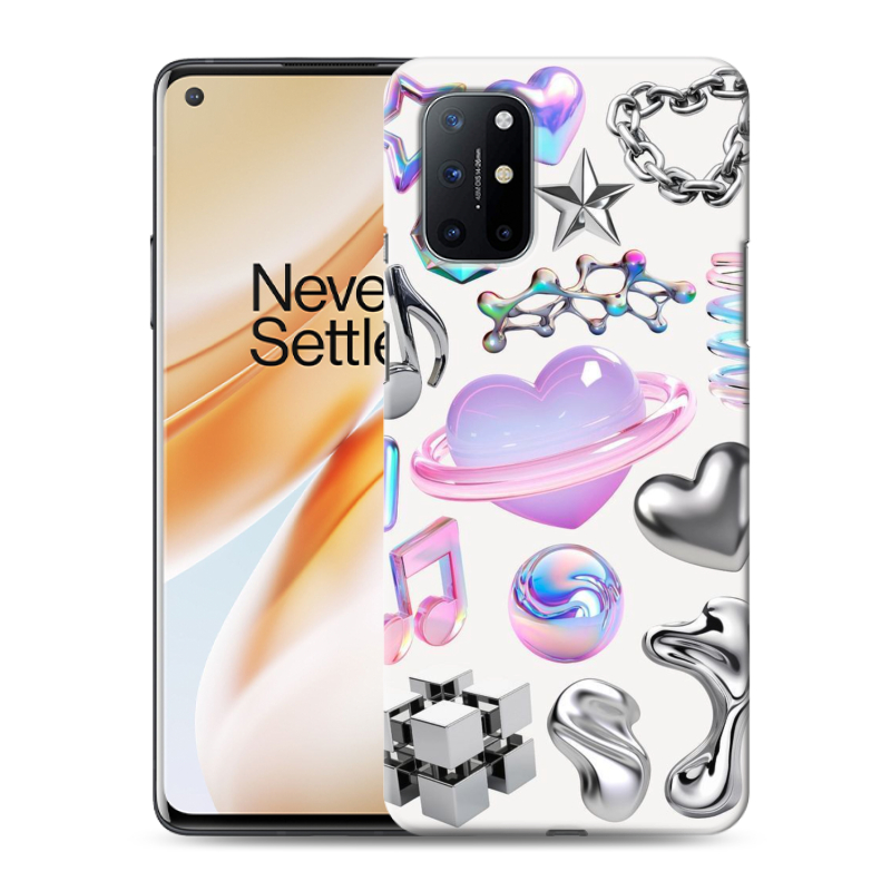 Силиконовый чехол на OnePlus 8T с принтом Y2K Силиконовый чехол на OnePlus 8T с принтом Y2K