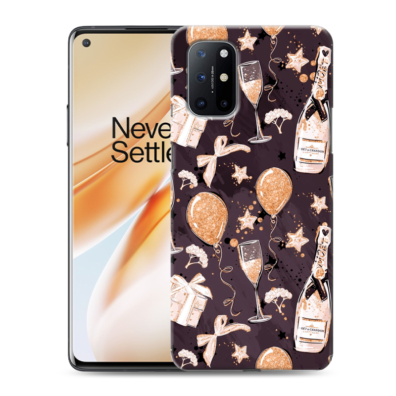 Силиконовый противоударный чехол на OnePlus 8T с принтом Новый год Силиконовый противоударный чехол на OnePlus 8T с принтом Новый год