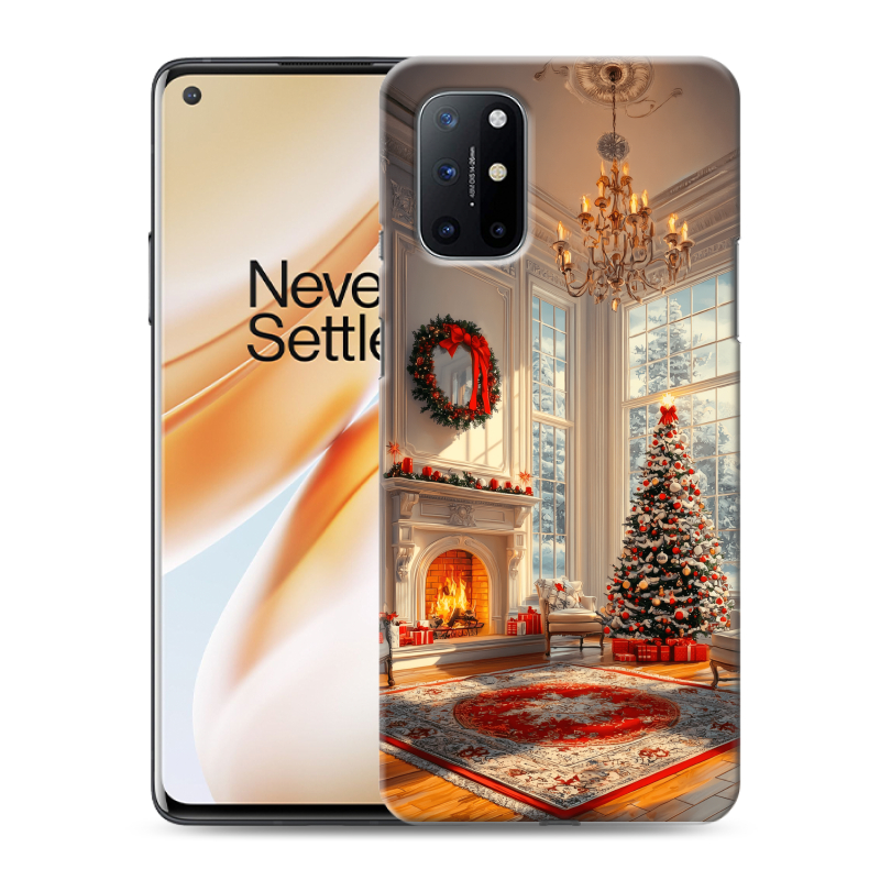 Силиконовый противоударный чехол на OnePlus 8T с принтом Новый год Силиконовый противоударный чехол на OnePlus 8T с принтом Новый год