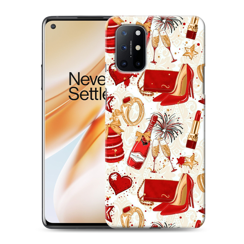 Силиконовый чехол на OnePlus 8T с принтом Новый год Силиконовый чехол на OnePlus 8T с принтом Новый год
