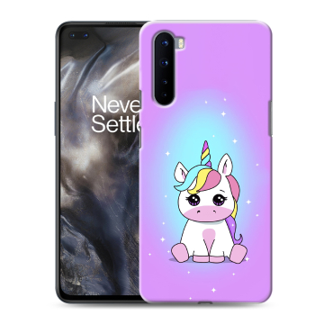 Силиконовый чехол на OnePlus Nord с принтом Единорог Силиконовый чехол на OnePlus Nord с принтом Единорог
