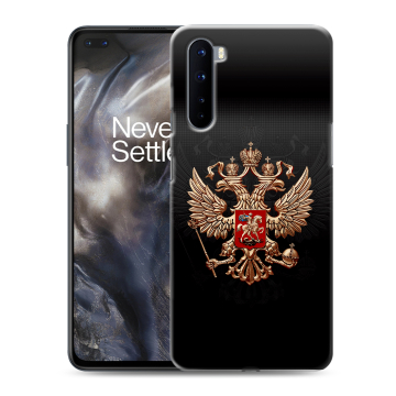 Силиконовый чехол на OnePlus Nord с принтом Герб России Силиконовый чехол на OnePlus Nord с принтом Герб России
