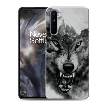 Силиконовый чехол на OnePlus Nord с принтом Волк Силиконовый чехол на OnePlus Nord с принтом Волк