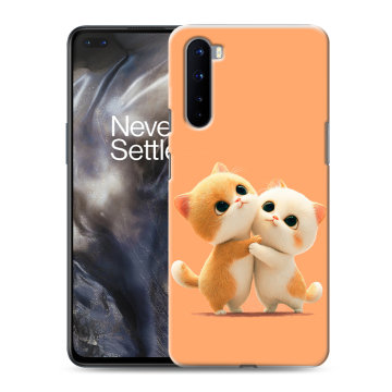 Силиконовый чехол на OnePlus Nord с принтом Милые котики Силиконовый чехол на OnePlus Nord с принтом Милые котики