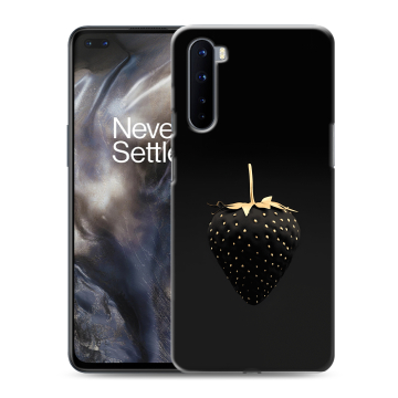 Силиконовый чехол на OnePlus Nord с принтом Черная клубника Силиконовый чехол на OnePlus Nord с принтом Черная клубника