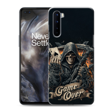 Силиконовый чехол на OnePlus Nord с принтом Скелет карты Силиконовый чехол на OnePlus Nord с принтом Скелет карты