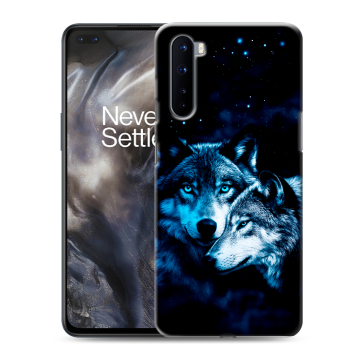 Силиконовый чехол на OnePlus Nord с принтом Волки Силиконовый чехол на OnePlus Nord с принтом Волки