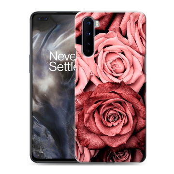 Силиконовый чехол на OnePlus Nord с принтом Цветы розы Силиконовый чехол на OnePlus Nord с принтом Цветы розы